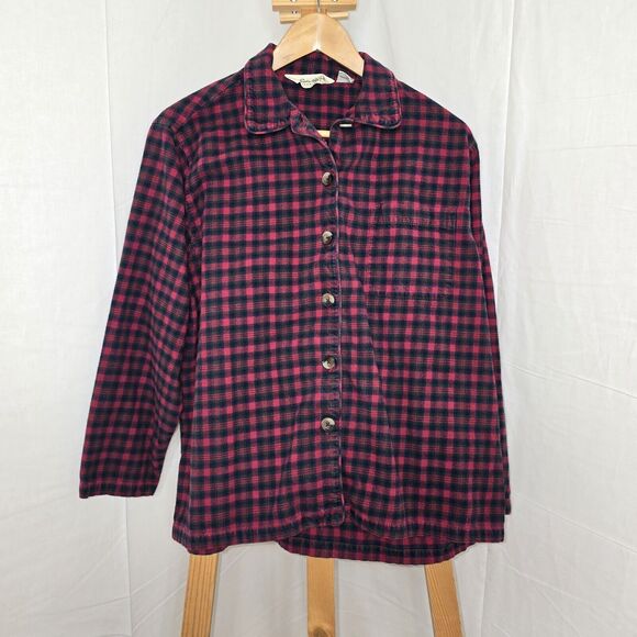 Eddie Bauer flannel shirt. Womes Size Medium - Picture 1 of 2